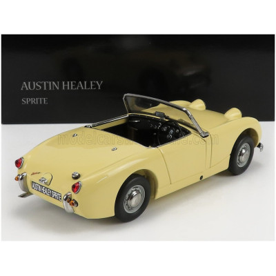 KYOSHO AUSTIN HEALEY SPRITE OPEN - SPIDER 1958 - PRIMROSE YELLOW 1/18
