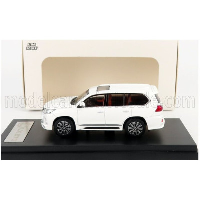 LCD MODEL LEXUS LX570 2018 - WHITE 1/64