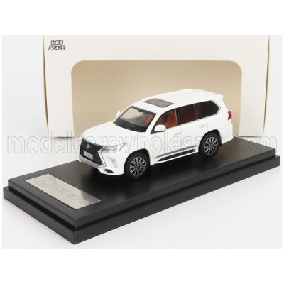 LCD MODEL LEXUS LX570 2018 - WHITE 1/64