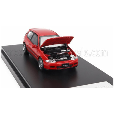 LCD MODEL HONDA CIVIC EG6 VTEC 1993 - RED 1/64