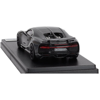 LOOKSMART BUGATTI CHIRON SPORT N 16 WING UP 2019 - GREY CARBON 1/43