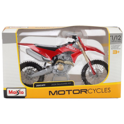 MAISTO DUCATI DESMO 450 MX CROSS 2026 - RED 1/12