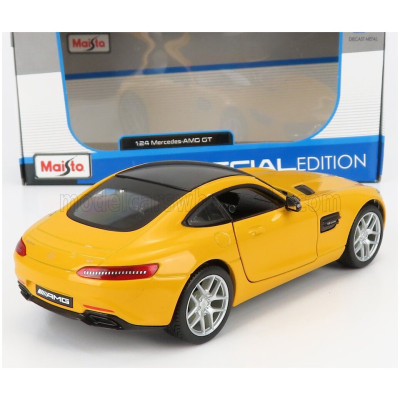 MAISTO MERCEDES BENZ GT-S AMG (C190) 2014 - YELLOW 1/24