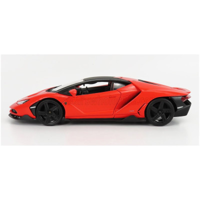 MAISTO LAMBORGHINI CENTENARIO LP770-4 2016 - ORANGE BLACK 1/18