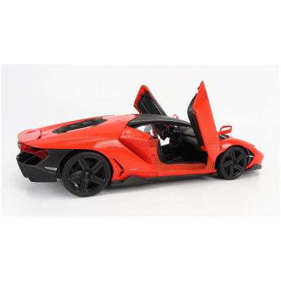 MAISTO LAMBORGHINI CENTENARIO LP770-4 2016 - ORANGE BLACK 1/18