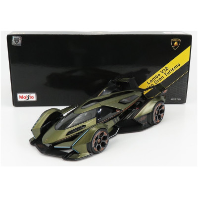 MAISTO LAMBORGHINI LAMBO V12 VISION GT N 63 GRAN TURISMO 2020 - GREEN MET 1/18