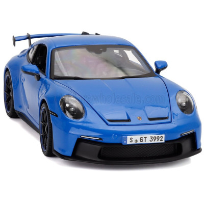 MAISTO PORSCHE 911 992 GT3 COUPE 2022 - BLUE 1/18