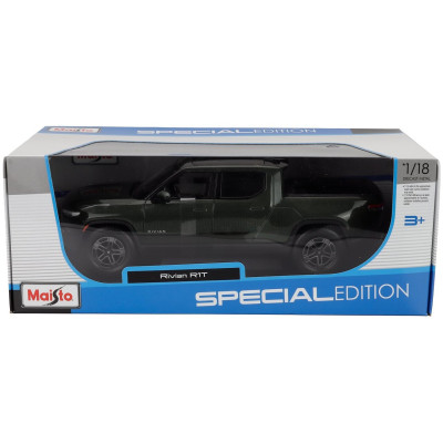 MAISTO RIVIAN R1T PICK-UP DOUBLE CABINE 2025 - GREEN 1/18