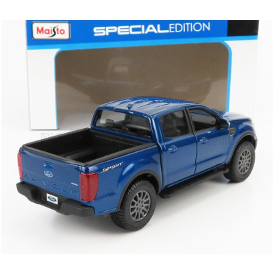 MAISTO FORD USA RANGER FX4 SPORT PICK-UP DOUBLE CABINE 2019 - BLUE 1/27