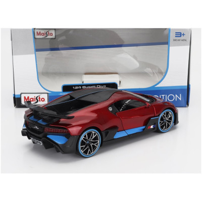 MAISTO BUGATTI DIVO 2018 - RED MET 1/24