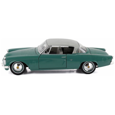 MAISTO STUDEBAKER STARLINER 1953 - GREY ROOF - GREEN 1/18