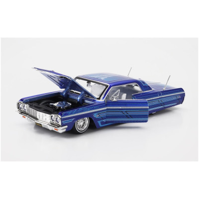 MAISTO CHEVROLET IMPALA SS CUSTOM 1964 - BLUE 1/26
