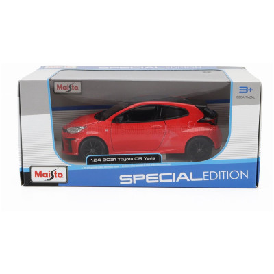 MAISTO TOYOTA YARIS GR 2021 - LIGHT RED 1/24