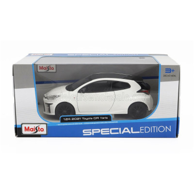 MAISTO TOYOTA YARIS GR 2021 - WHITE 1/24