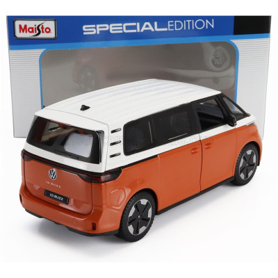 MAISTO VOLKSWAGEN ID.BUZZ MINIBUS 2023 - ORANGE WHITE 1/25