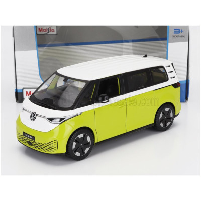MAISTO VOLKSWAGEN ID.BUZZ MINIBUS 2023 - YELLOW WHITE 1/24