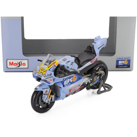 MAISTO DUCATI DESMOSEDICI GP25 TEAM GRESINI RACING N 54 MOTOGP SEASON 2025 FERMIN ALDEGUER - LIGHT BLUE 1/18