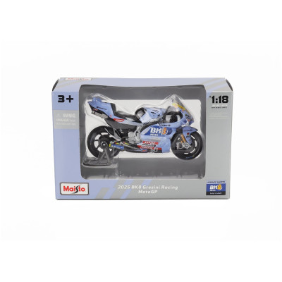 MAISTO DUCATI DESMOSEDICI GP25 TEAM GRESINI RACING N 54 MOTOGP SEASON 2025 FERMIN ALDEGUER - LIGHT BLUE 1/18