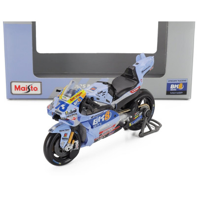 MAISTO DUCATI DESMOSEDICI GP25 TEAM GRESINI RACING N 73 MOTOGP SEASON 2025 ALEX MARQUEZ - LIGHT BLUE 1/18