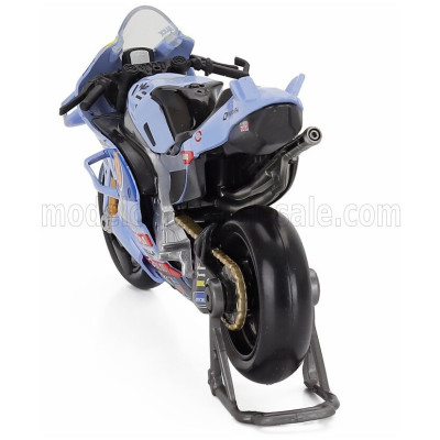 MAISTO DUCATI DESMOSEDICI GP25 TEAM GRESINI RACING N 73 MOTOGP SEASON 2025 ALEX MARQUEZ - LIGHT BLUE 1/18