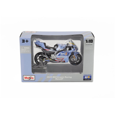 MAISTO DUCATI DESMOSEDICI GP25 TEAM GRESINI RACING N 73 MOTOGP SEASON 2025 ALEX MARQUEZ - LIGHT BLUE 1/18