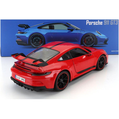 MAISTO PORSCHE 911 992 GT3 COUPE 2022 - RED 1/18