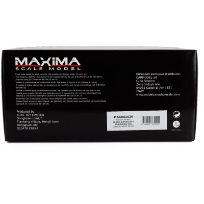 MAXIMA ALFA ROMEO 6C 3000 SUPERFLOW I PININFARINA 1956 - WHITE BLUE SILVER 1/18