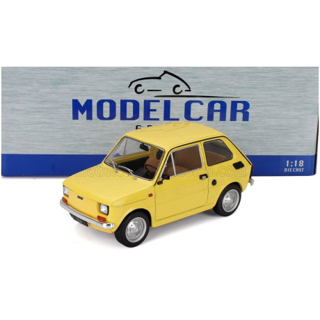 MCG FIAT 126 1972 - YELLOW 1/18