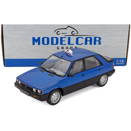 MCG RENAULT R11 TXE TAXI 1985 - BLUE 1/18