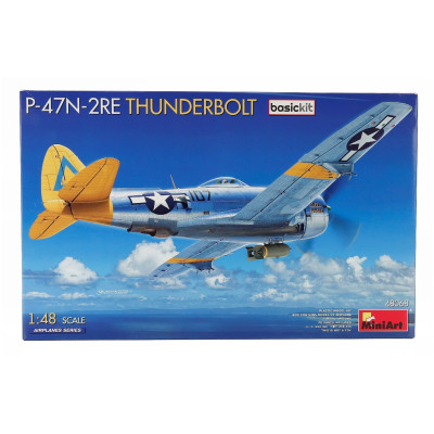 MINIART DRAGON WINGS P-47N-2RE THUNDERBOLT AIRPLANE MILITARY 1942 1/48