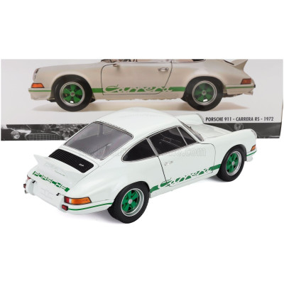 MINICHAMPS PORSCHE 911 2.7 CARRERA RS COUPE 1972 - WHITE GREEN 1/18