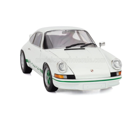 MINICHAMPS PORSCHE 911 2.7 CARRERA RS COUPE 1972 - WHITE GREEN 1/18