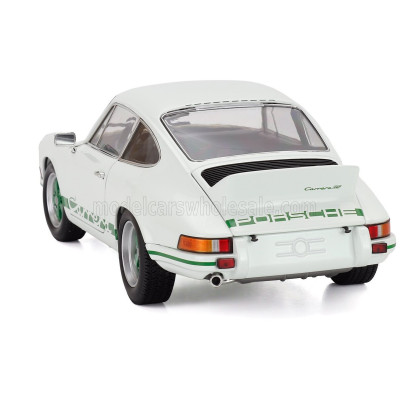 MINICHAMPS PORSCHE 911 2.7 CARRERA RS COUPE 1972 - WHITE GREEN 1/18