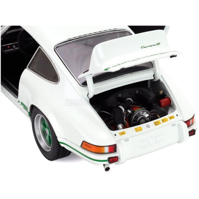 MINICHAMPS PORSCHE 911 2.7 CARRERA RS COUPE 1972 - WHITE GREEN 1/18