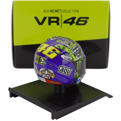 MINICHAMPS AGV CASCO HELMET VALENTINO ROSSI N 46 MOTOGP MUGELLO 2009 - VARIOUS 1/10