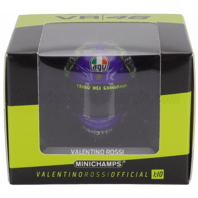 MINICHAMPS AGV CASCO HELMET VALENTINO ROSSI N 46 MOTOGP MUGELLO 2009 - VARIOUS 1/10