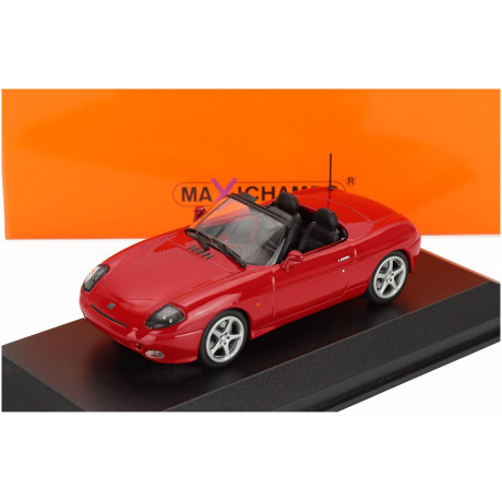MINICHAMPS FIAT BARCHETTA SPIDER OPEN 1996 - RED 1/43