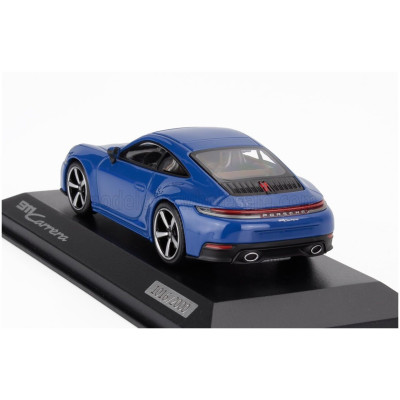 MINICHAMPS PORSCHE 911 992-2 CARRERA COUPE 2024 - BLUE 1/43