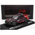 MINICHAMPS PORSCHE 911 992 TURBO S COUPE SAFETY CAR WEC 2023 - BLACK RED 1/43