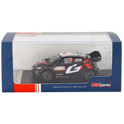 MINIPARTES TOYOTA YARIS GR RALLY1 HYBRID TEAM TOYOTA GAZOO RACING WRT N 18 RALLY SARDINIA 2024 TAKAMOTO KATSUTA - AARON