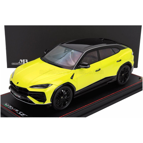 MR MODELS LAMBORGHINI URUS SE TETTONERO CAPSULE 2026 - CON VETRINA - WITH SHOWCASE - GIALLO TENERIFE - YELLOW 1/18