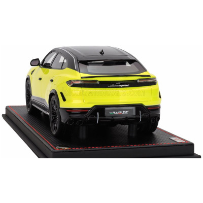 MR MODELS LAMBORGHINI URUS SE TETTONERO CAPSULE 2026 - CON VETRINA - WITH SHOWCASE - GIALLO TENERIFE - YELLOW 1/18