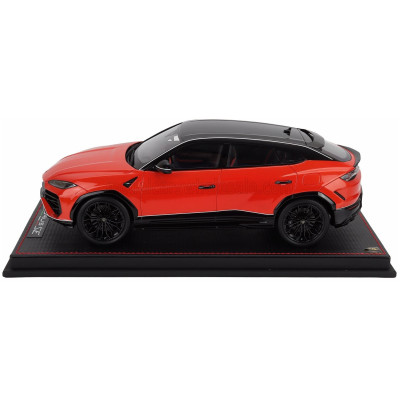 MR MODELS LAMBORGHINI URUS SE TETTONERO CAPSULE 2026 - CON VETRINA - WITH SHOWCASE - ARANCIO XANTO - ORANGE 1/18
