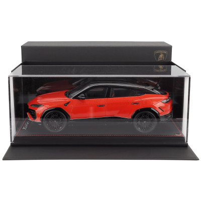 MR MODELS LAMBORGHINI URUS SE TETTONERO CAPSULE 2026 - CON VETRINA - WITH SHOWCASE - ARANCIO XANTO - ORANGE 1/18