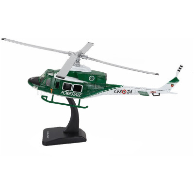 NEWRAY AGUSTA WESTLAND BELL AB412 HELICOPTER CORPO FORESTALE - POLICE - GREEN WHITE 1/48