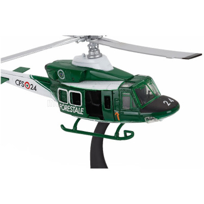 NEWRAY AGUSTA WESTLAND BELL AB412 HELICOPTER CORPO FORESTALE - POLICE - GREEN WHITE 1/48