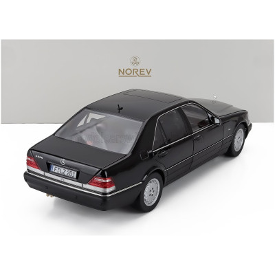 NOREV MERCEDES BENZ S-CLASS S600 1997 - BLACK 1/18