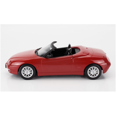 NOREV ALFA ROMEO SPIDER 2.0 TWIN SPARK CABRIOLET SOFT-TOP 1999 - RED 1/18