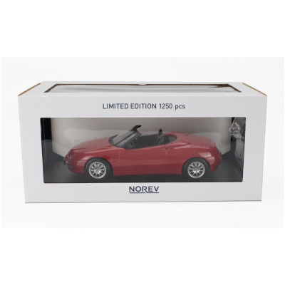 NOREV ALFA ROMEO SPIDER 2.0 TWIN SPARK CABRIOLET SOFT-TOP 1999 - RED 1/18