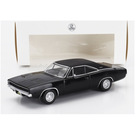 NOREV DODGE CHARGER R/T COUPE 1968 - BLACK 1/43